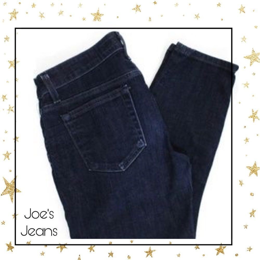 Joe's Jeans Blue Dark Wash Cropped Jeans Sz. 28